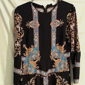 sandro Paris Women's Long black Dress Large/ 12